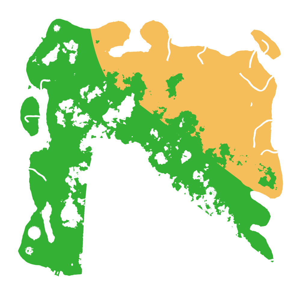 Biome Rust Map: Procedural Map, Size: 4250, Seed: 6541