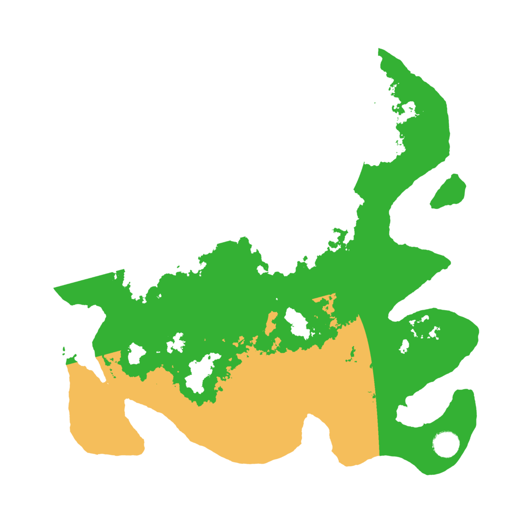 Biome Rust Map: Barren, Size: 3500, Seed: 1388500546