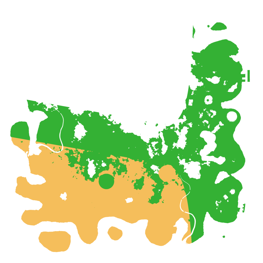 Biome Rust Map: Procedural Map, Size: 4500, Seed: 261635410