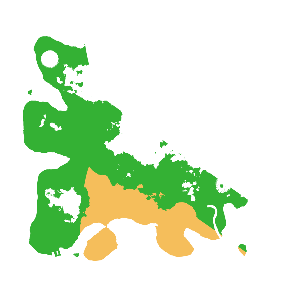 Biome Rust Map: Procedural Map, Size: 3000, Seed: 124124152