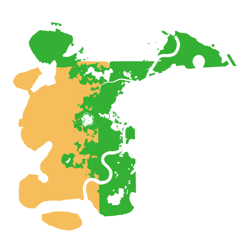 Biome Rust Map: Procedural Map, Size: 3500, Seed: 1568903973