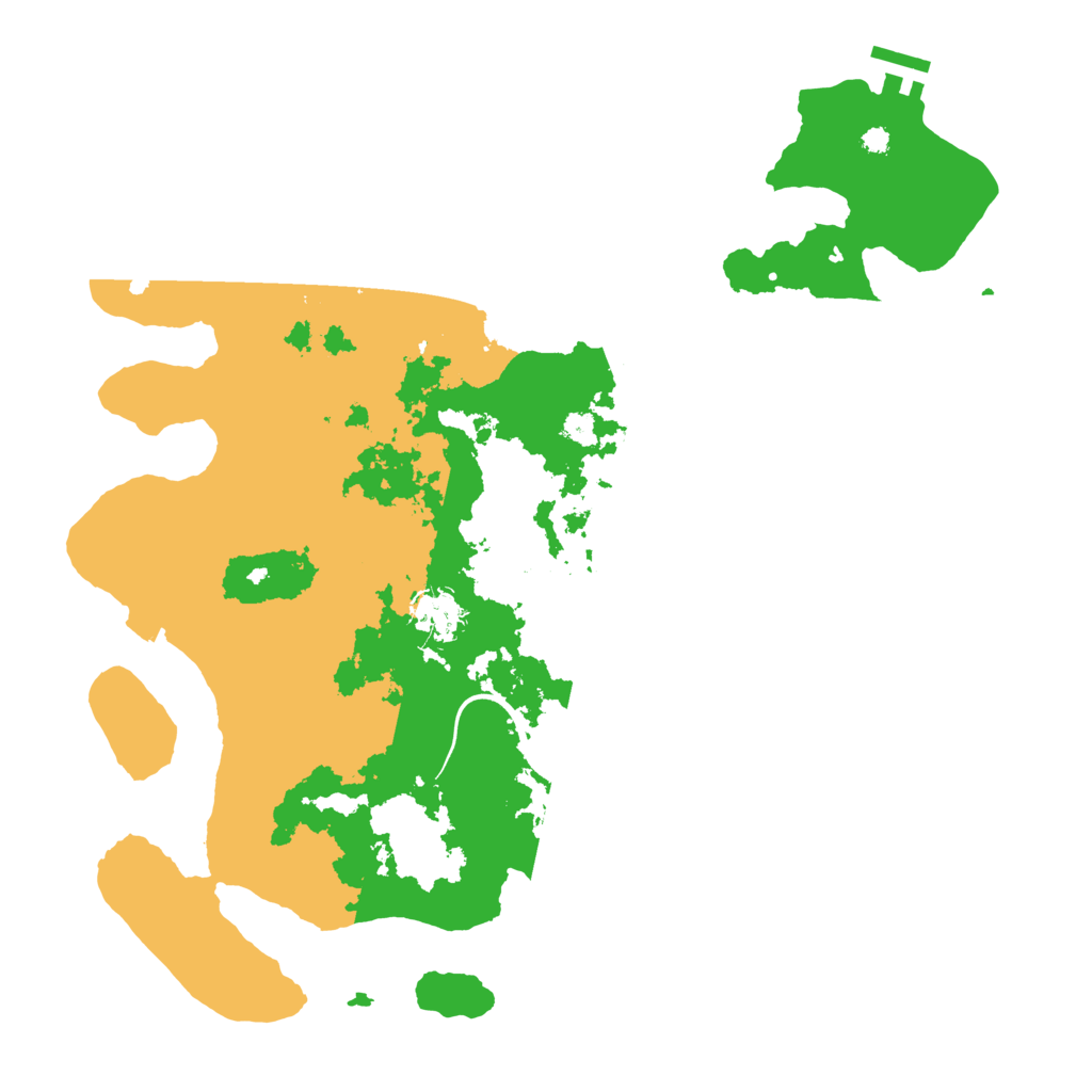Biome Rust Map: Procedural Map, Size: 3700, Seed: 1911613262