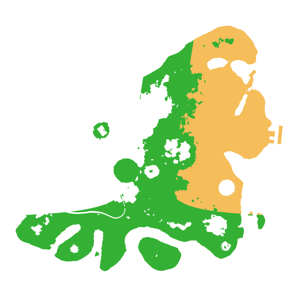 Biome Rust Map: Procedural Map, Size: 3200, Seed: 1203546062