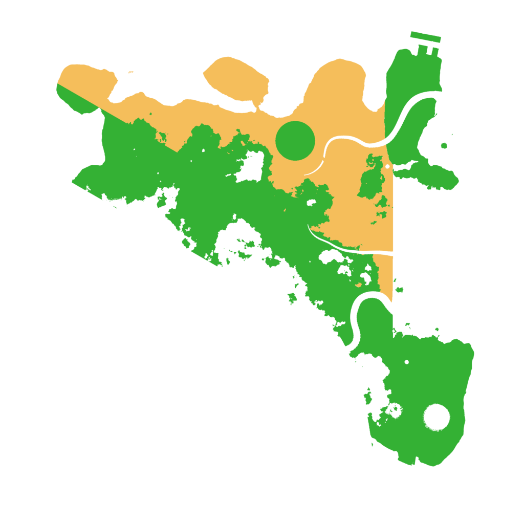 Biome Rust Map: Procedural Map, Size: 3500, Seed: 868685
