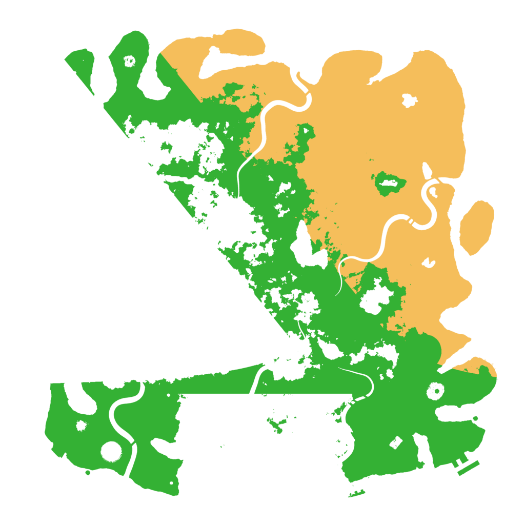 Biome Rust Map: Procedural Map, Size: 4500, Seed: 1884332