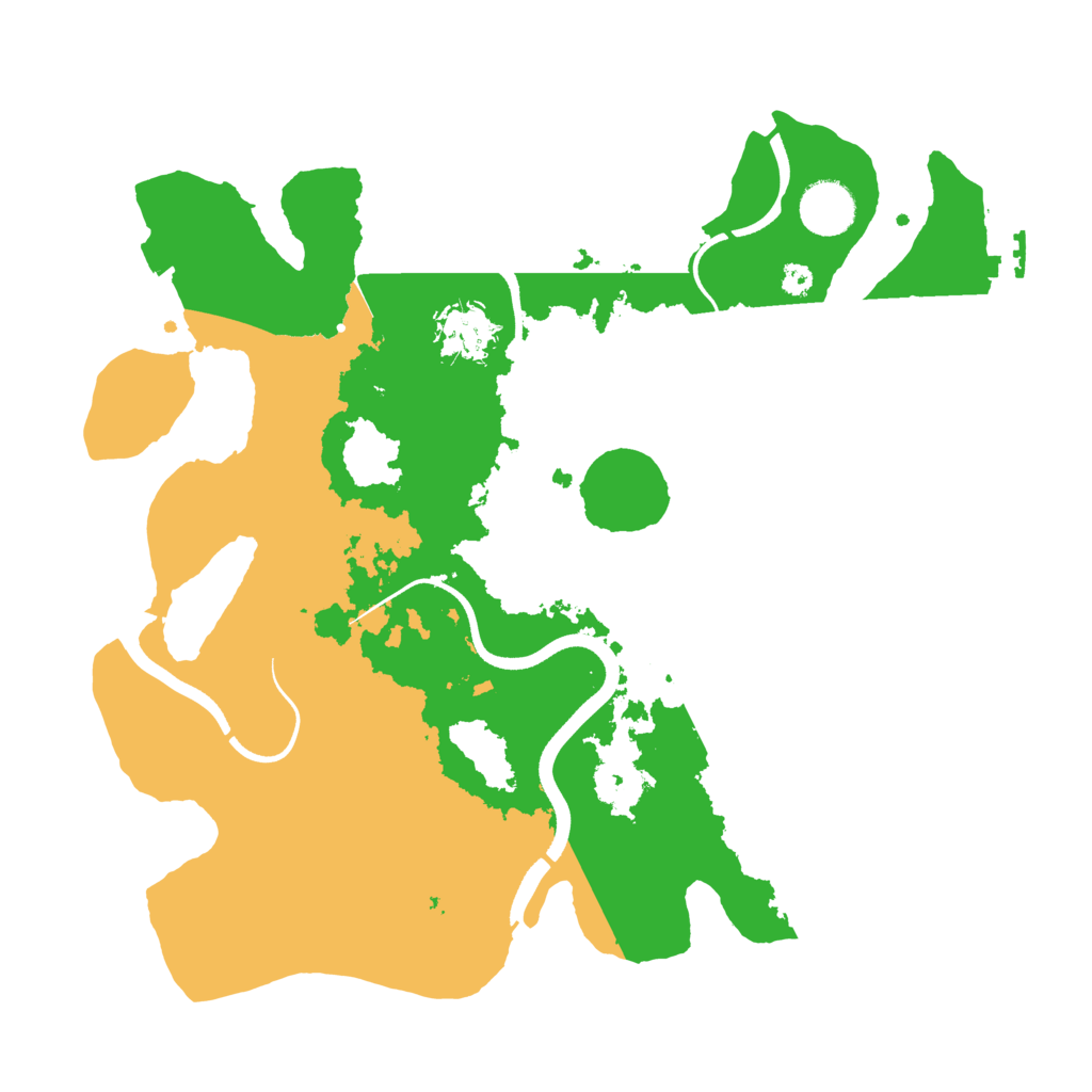 Biome Rust Map: Procedural Map, Size: 3500, Seed: 827141440