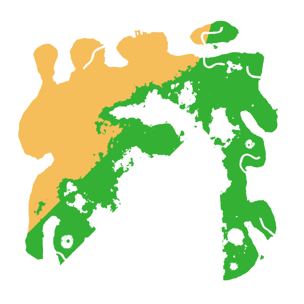 Biome Rust Map: Procedural Map, Size: 3500, Seed: 1562982038
