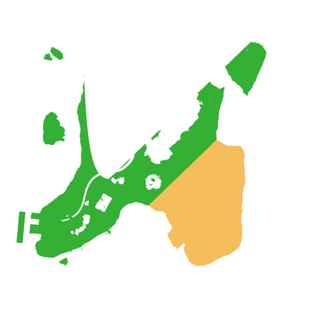 Biome Rust Map: Procedural Map, Size: 2000, Seed: 893764969