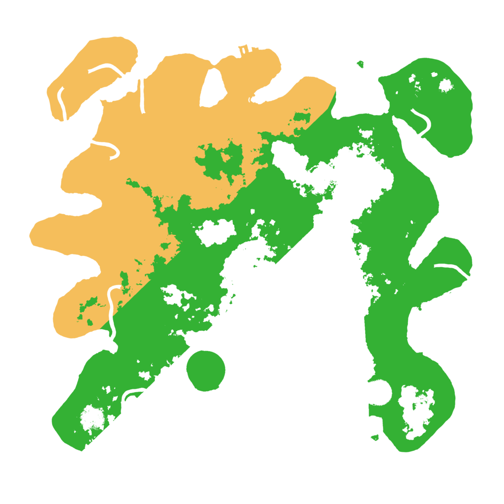 Biome Rust Map: Procedural Map, Size: 3500, Seed: 1634950414