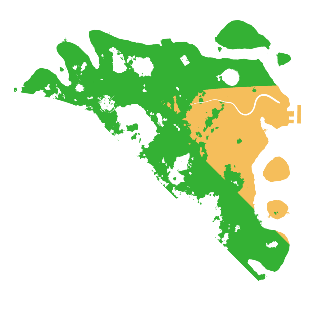 Biome Rust Map: Procedural Map, Size: 3500, Seed: 1212016930