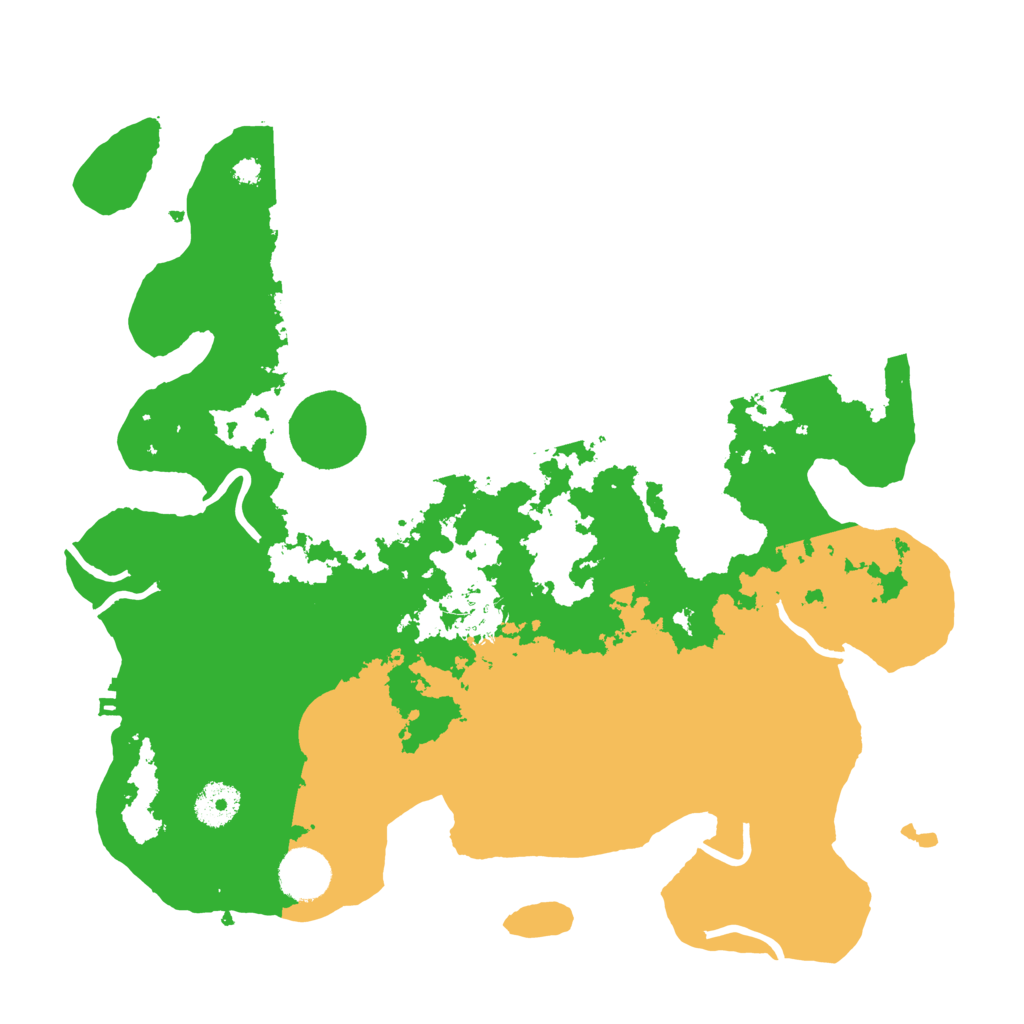 Biome Rust Map: Procedural Map, Size: 3500, Seed: 1163313824