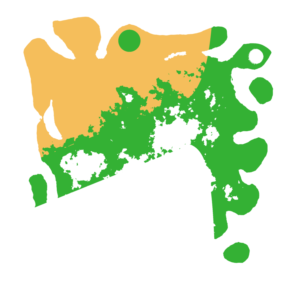 Biome Rust Map: Barren, Size: 3500, Seed: 1199882309