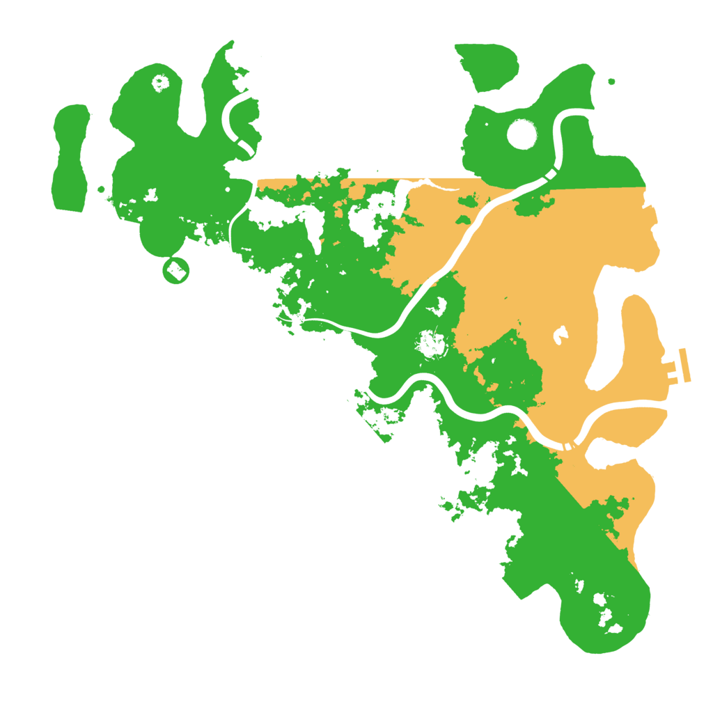 Biome Rust Map: Procedural Map, Size: 4250, Seed: 242189987