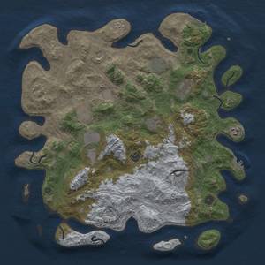 Thumbnail Rust Map: Procedural Map, Size: 4250, Seed: 382058915, 18 Monuments