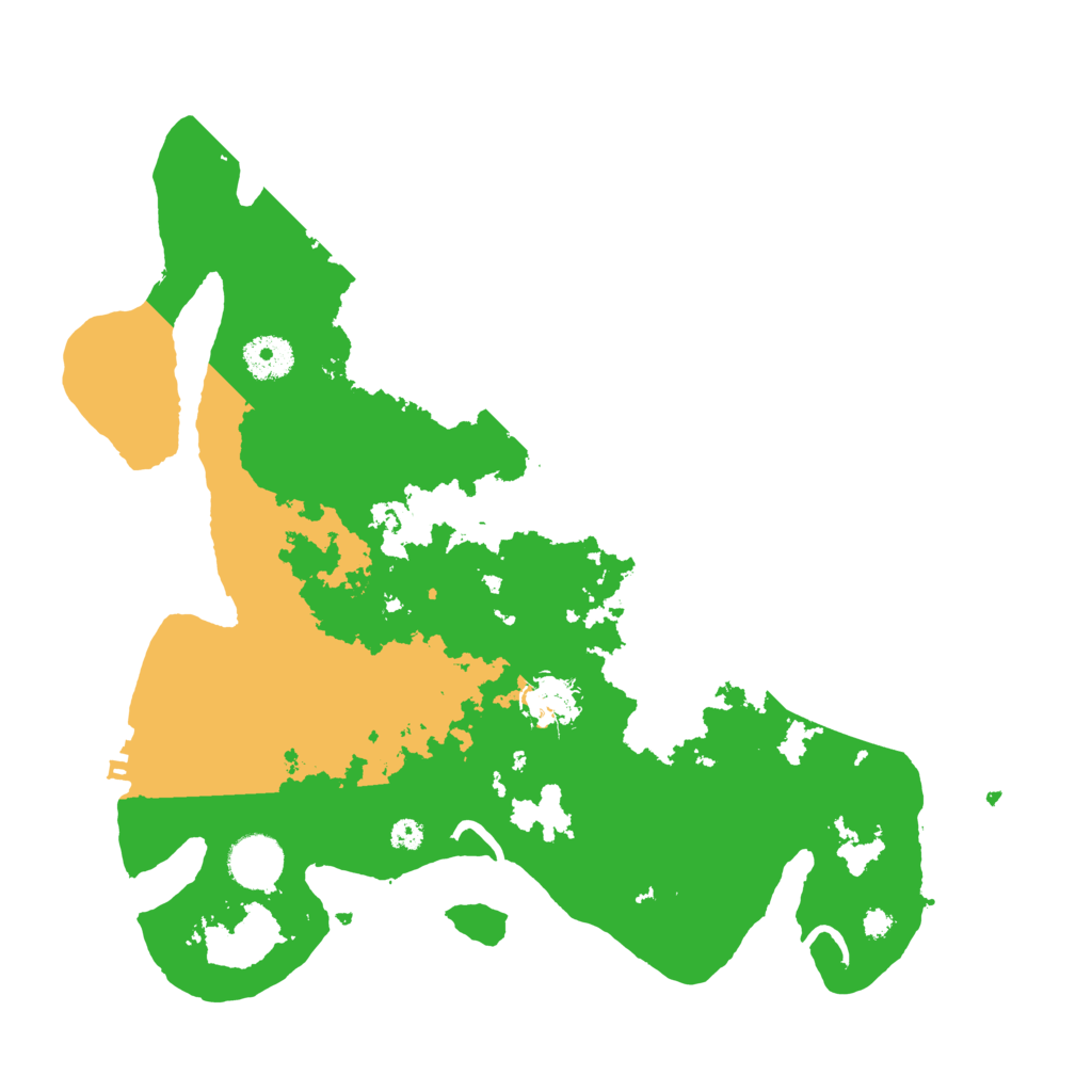 Biome Rust Map: Procedural Map, Size: 3500, Seed: 1086514682