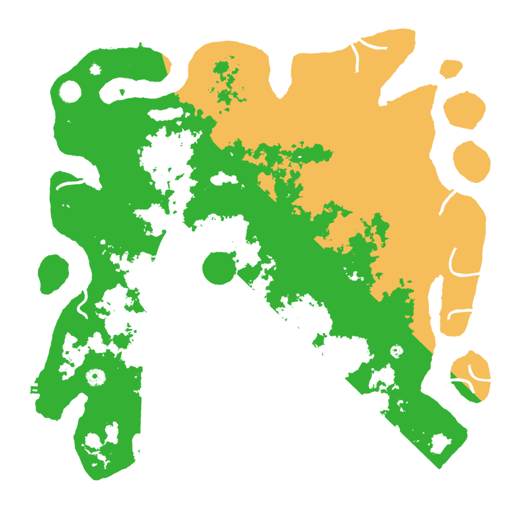 Biome Rust Map: Procedural Map, Size: 4250, Seed: 90223