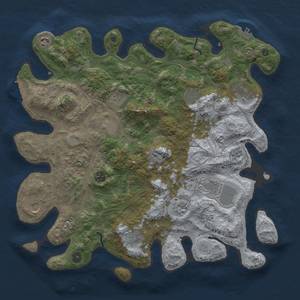 Thumbnail Rust Map: Procedural Map, Size: 4250, Seed: 2035357664, 18 Monuments