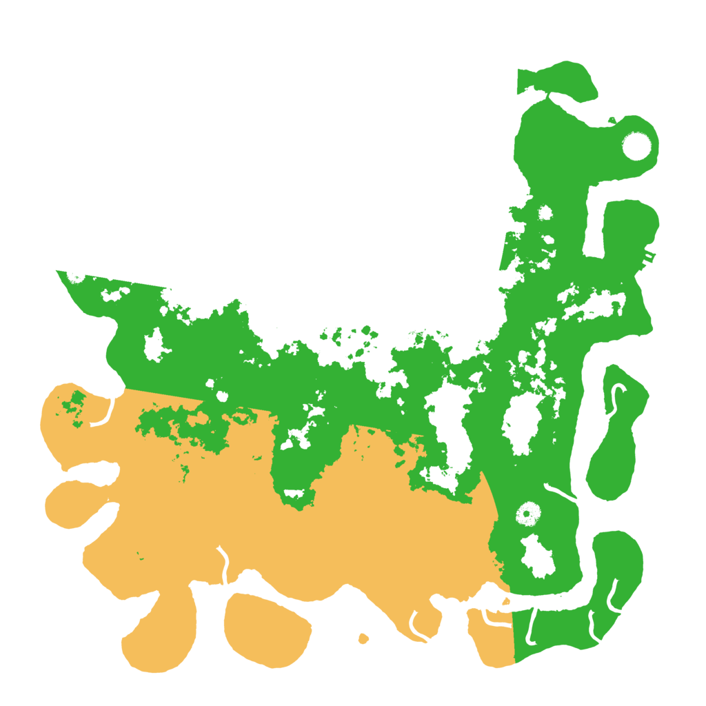 Biome Rust Map: Procedural Map, Size: 4400, Seed: 13056302