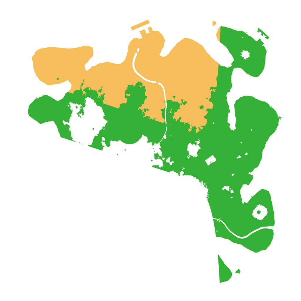 Biome Rust Map: Procedural Map, Size: 3200, Seed: 3000