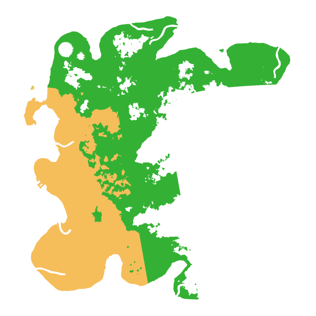 Biome Rust Map: Procedural Map, Size: 3800, Seed: 68259283