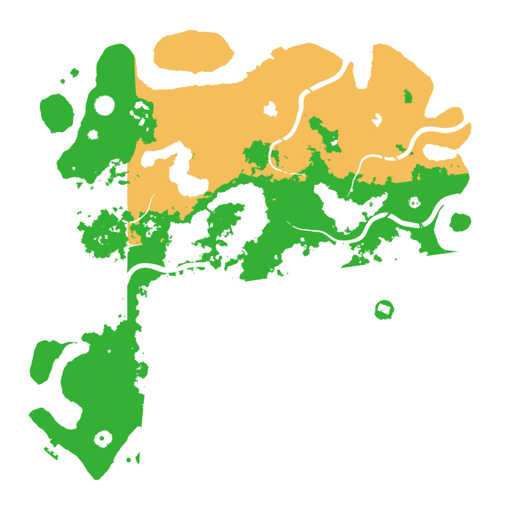 Biome Rust Map: Procedural Map, Size: 4500, Seed: 1325742772
