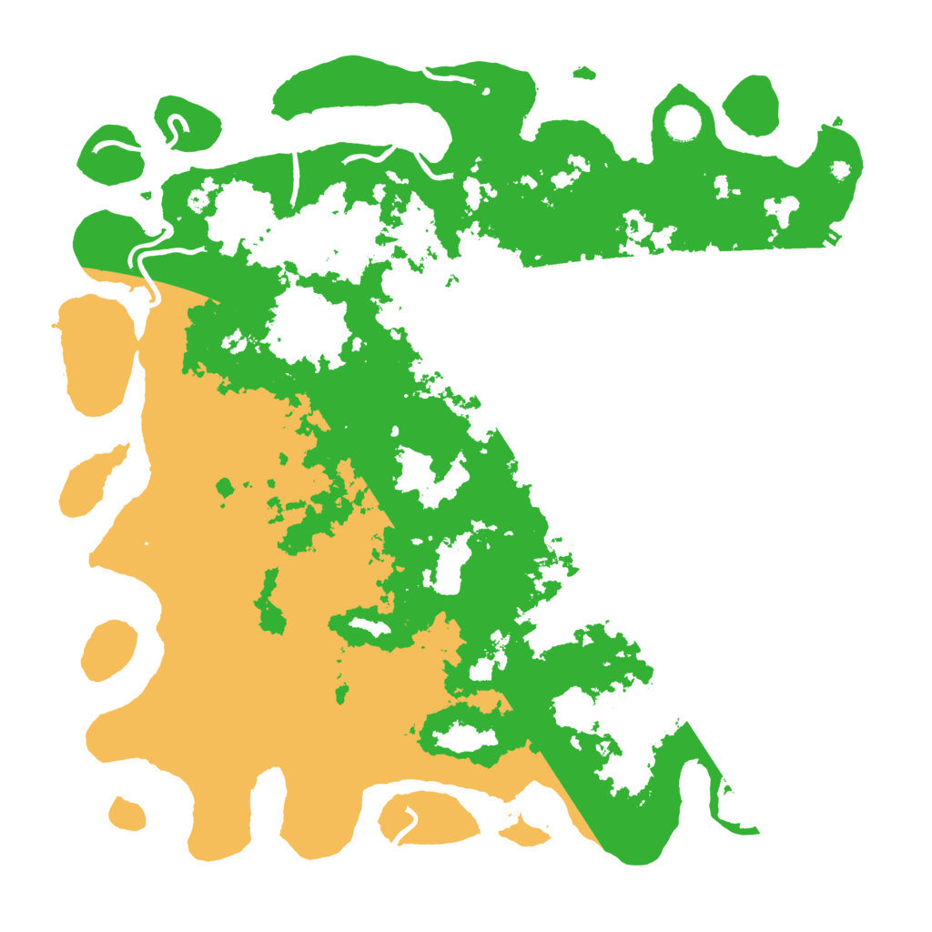 Biome Rust Map: Procedural Map, Size: 4500, Seed: 430233821