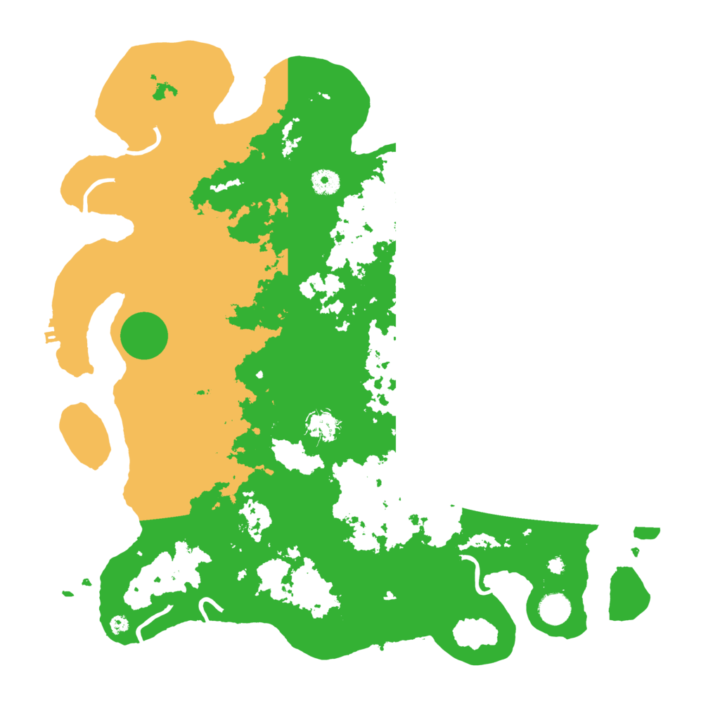Biome Rust Map: Procedural Map, Size: 3999, Seed: 2244602