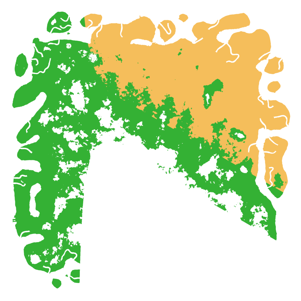 Biome Rust Map: Procedural Map, Size: 6000, Seed: 1960099271