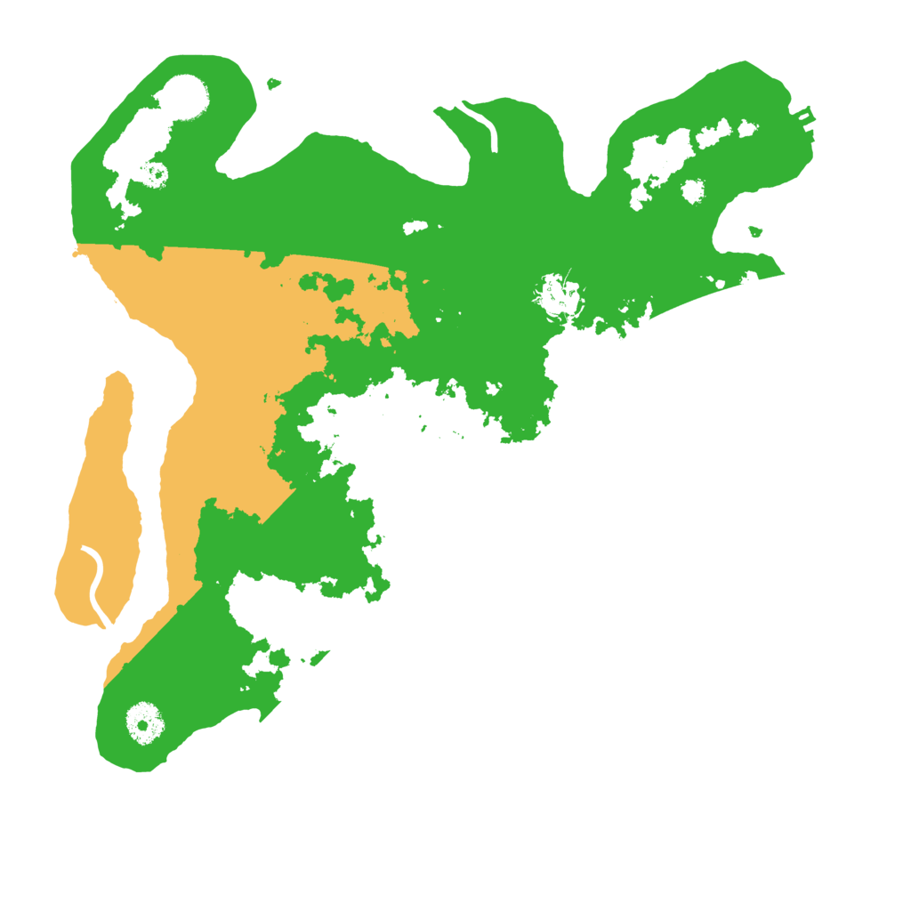 Biome Rust Map: Procedural Map, Size: 3500, Seed: 307562116