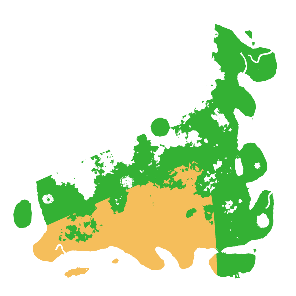 Biome Rust Map: Procedural Map, Size: 4250, Seed: 30753