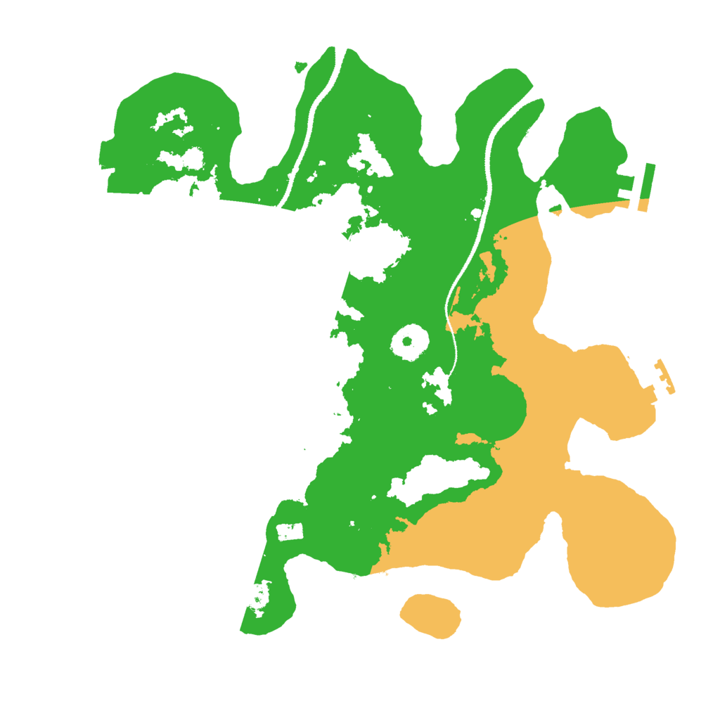 Biome Rust Map: Procedural Map, Size: 3000, Seed: 55481
