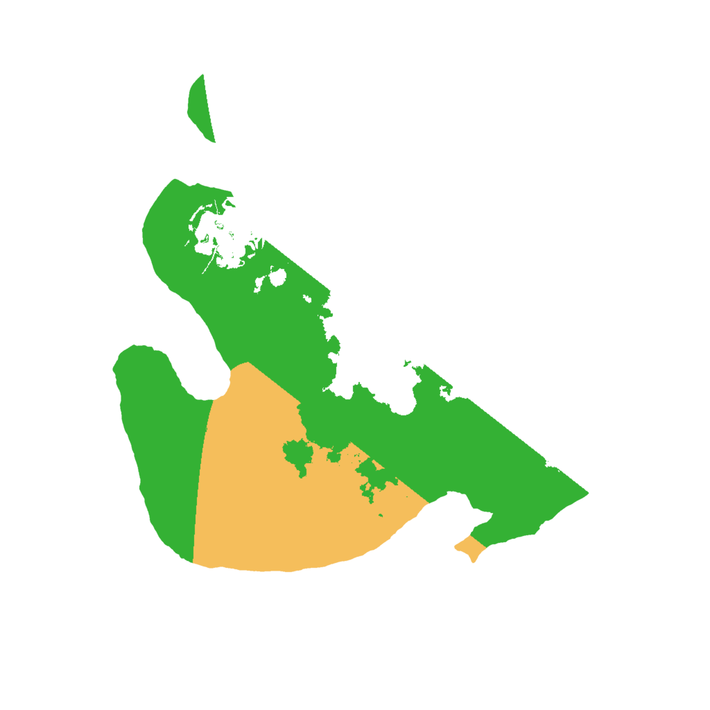 Biome Rust Map: Barren, Size: 2000, Seed: 45615489