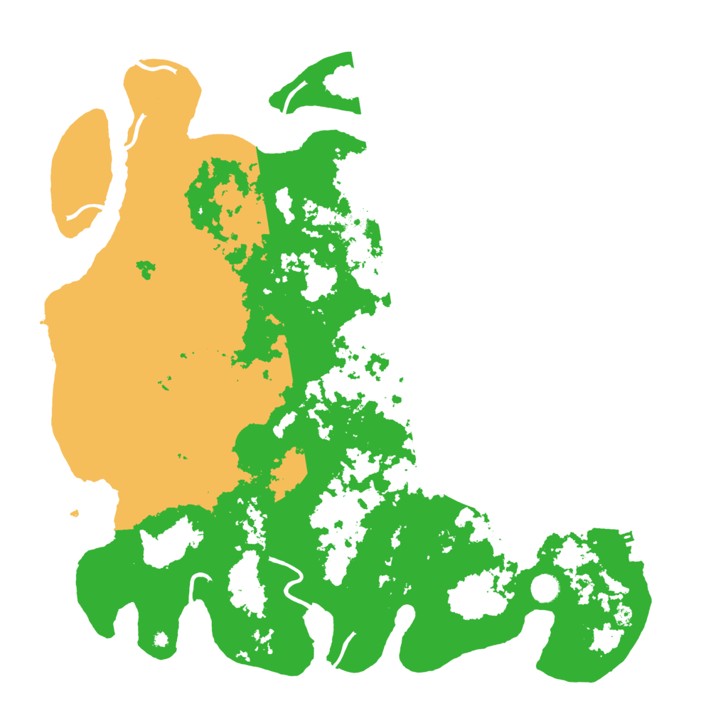 Biome Rust Map: Procedural Map, Size: 4500, Seed: 1181090507