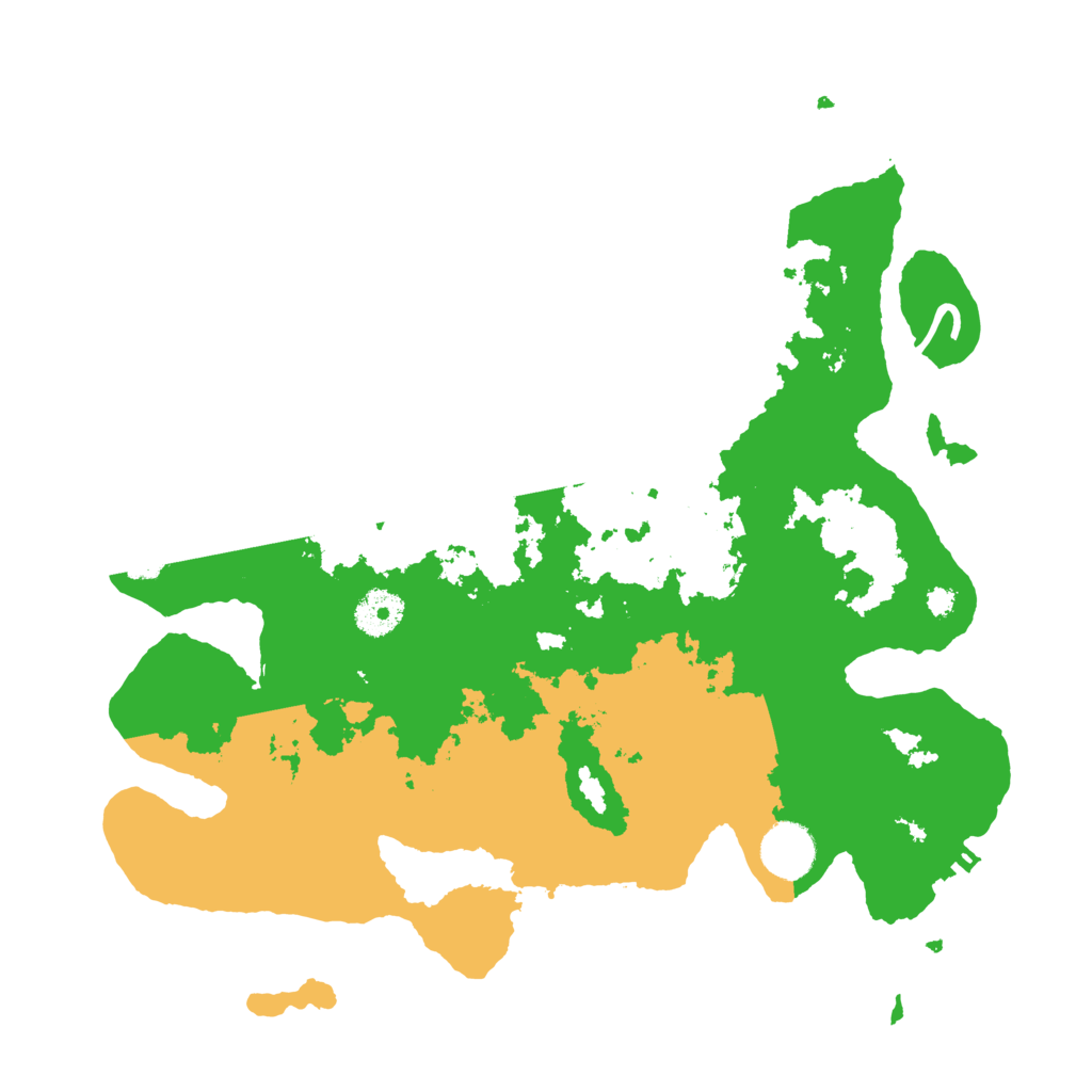 Biome Rust Map: Procedural Map, Size: 3500, Seed: 1147656644