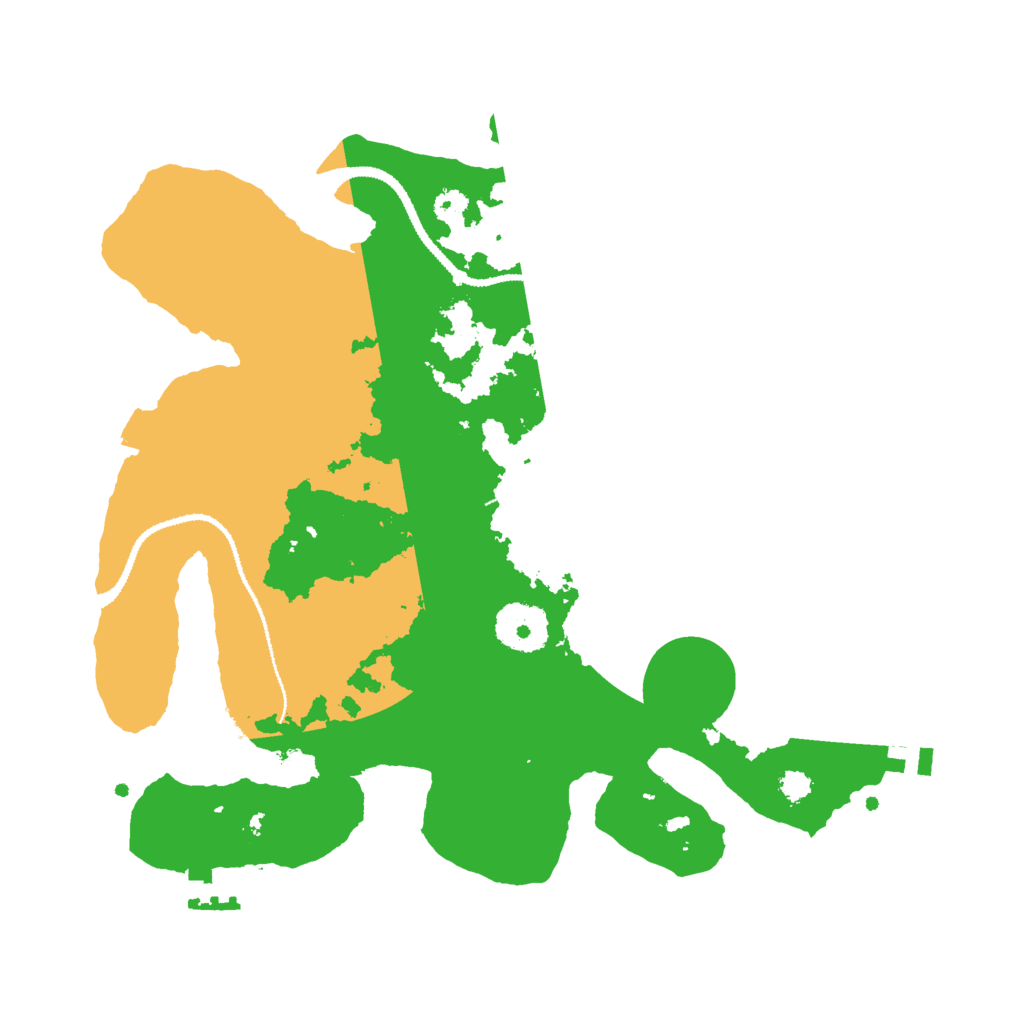 Biome Rust Map: Procedural Map, Size: 3000, Seed: 8593210