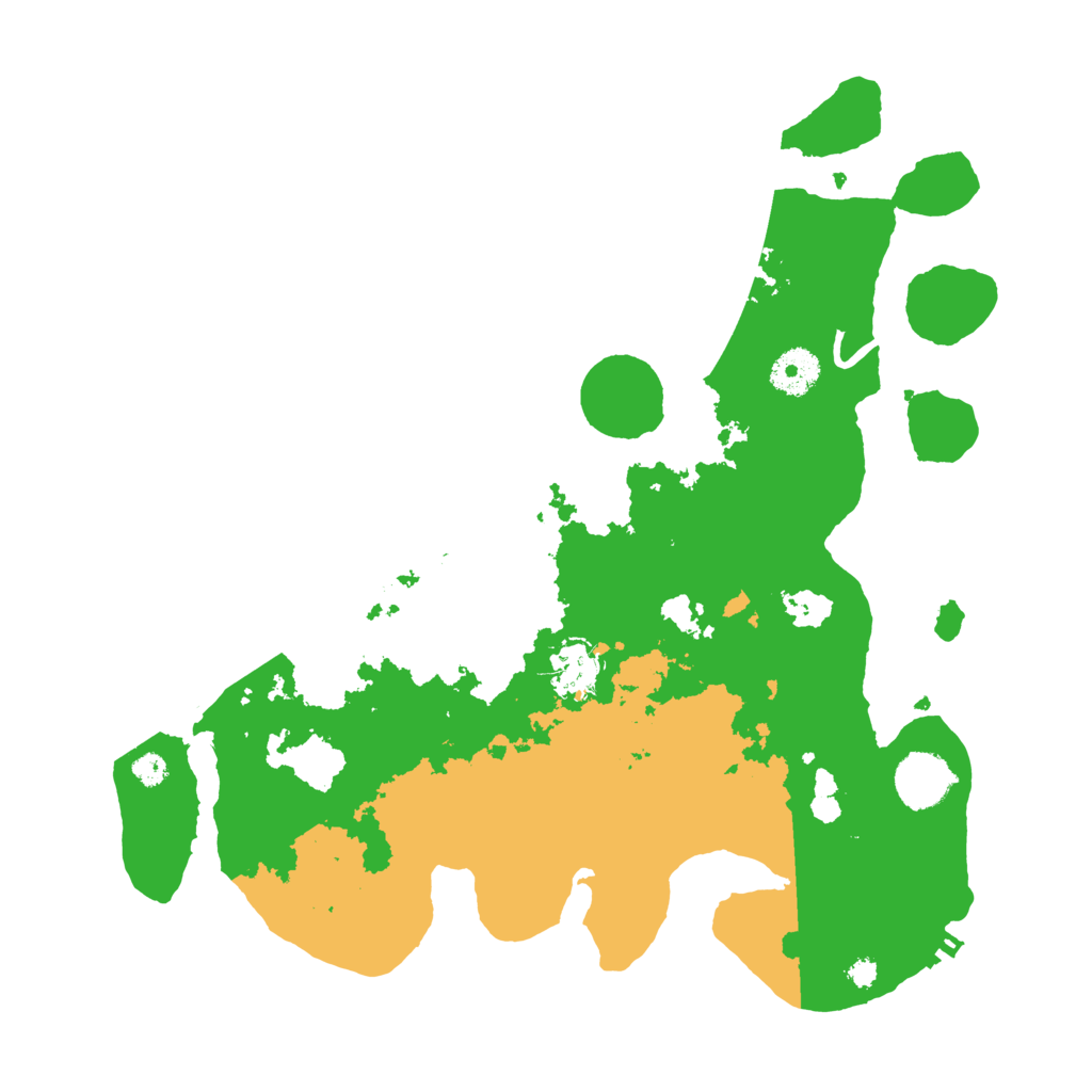 Biome Rust Map: Procedural Map, Size: 3500, Seed: 1741272203