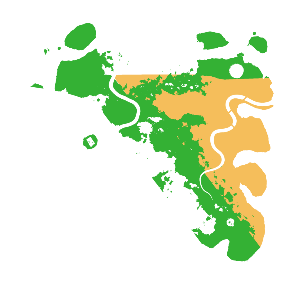 Biome Rust Map: Procedural Map, Size: 3711, Seed: 1837007252