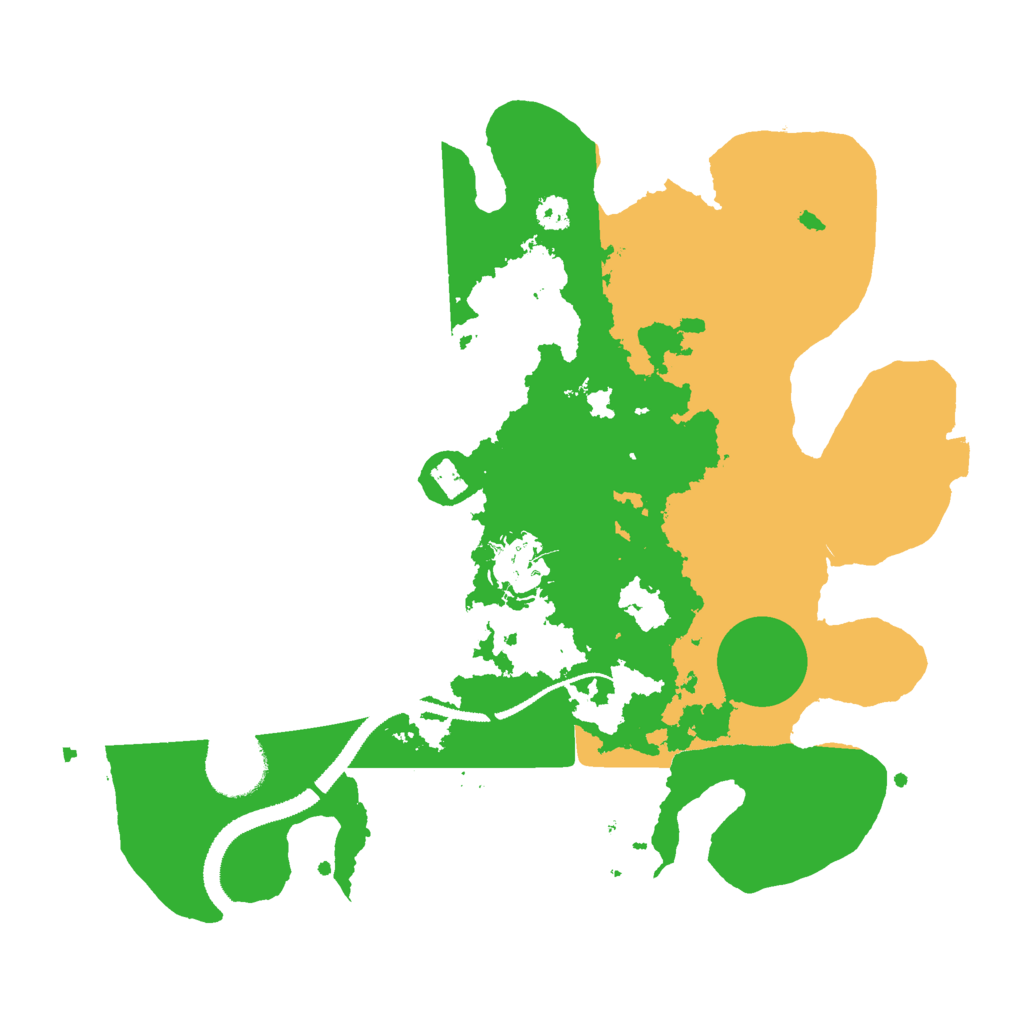 Biome Rust Map: Procedural Map, Size: 3000, Seed: 1306577757