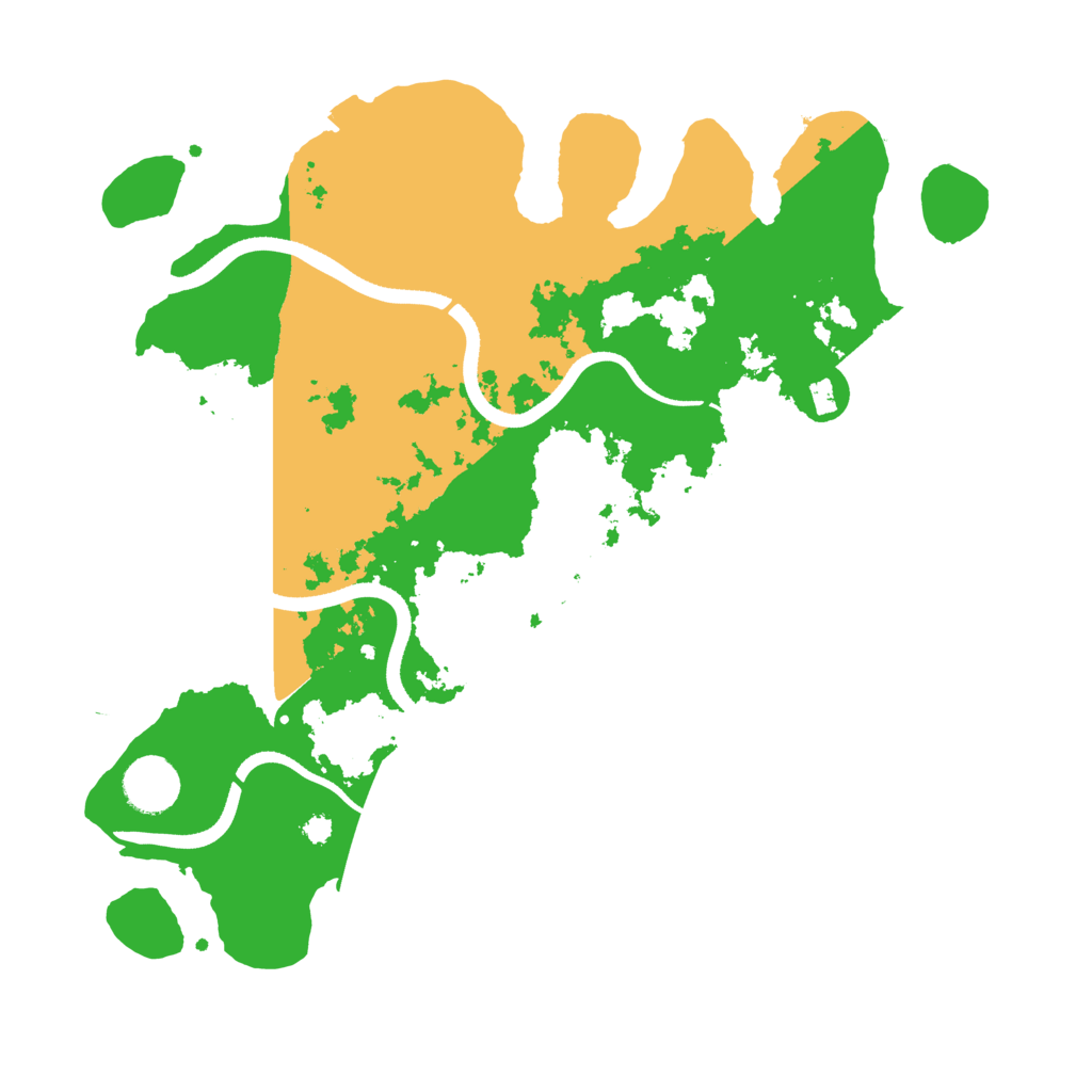 Biome Rust Map: Procedural Map, Size: 3500, Seed: 2112883593