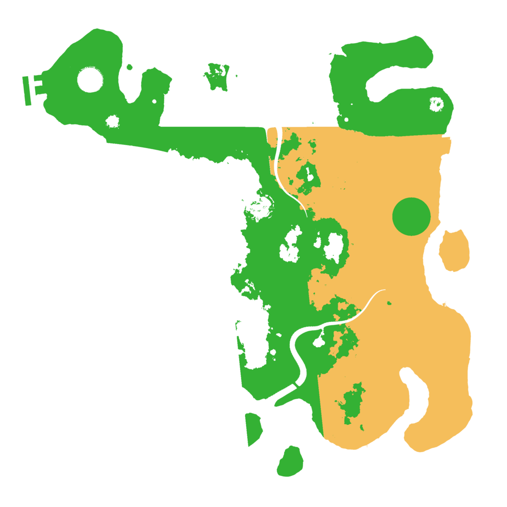 Biome Rust Map: Procedural Map, Size: 3500, Seed: 1263875327
