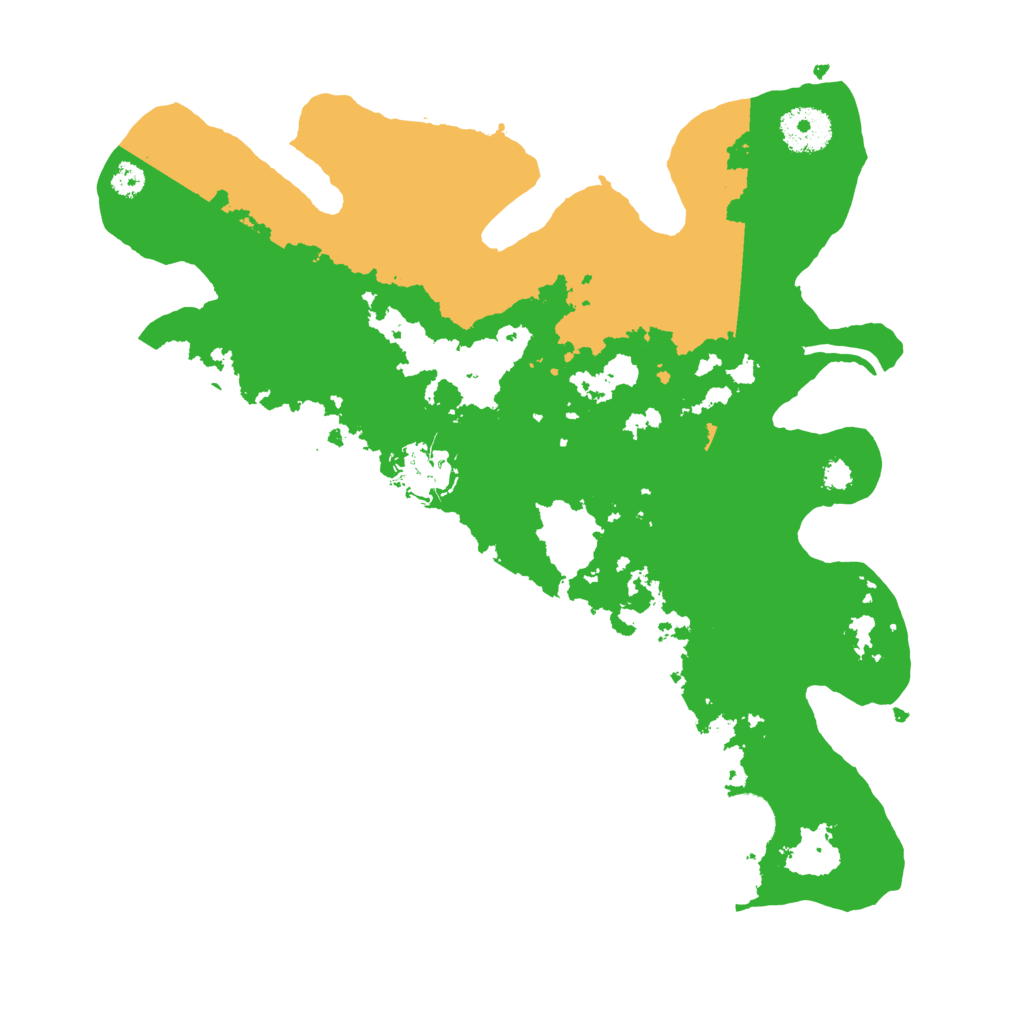 Biome Rust Map: Procedural Map, Size: 3200, Seed: 575737317