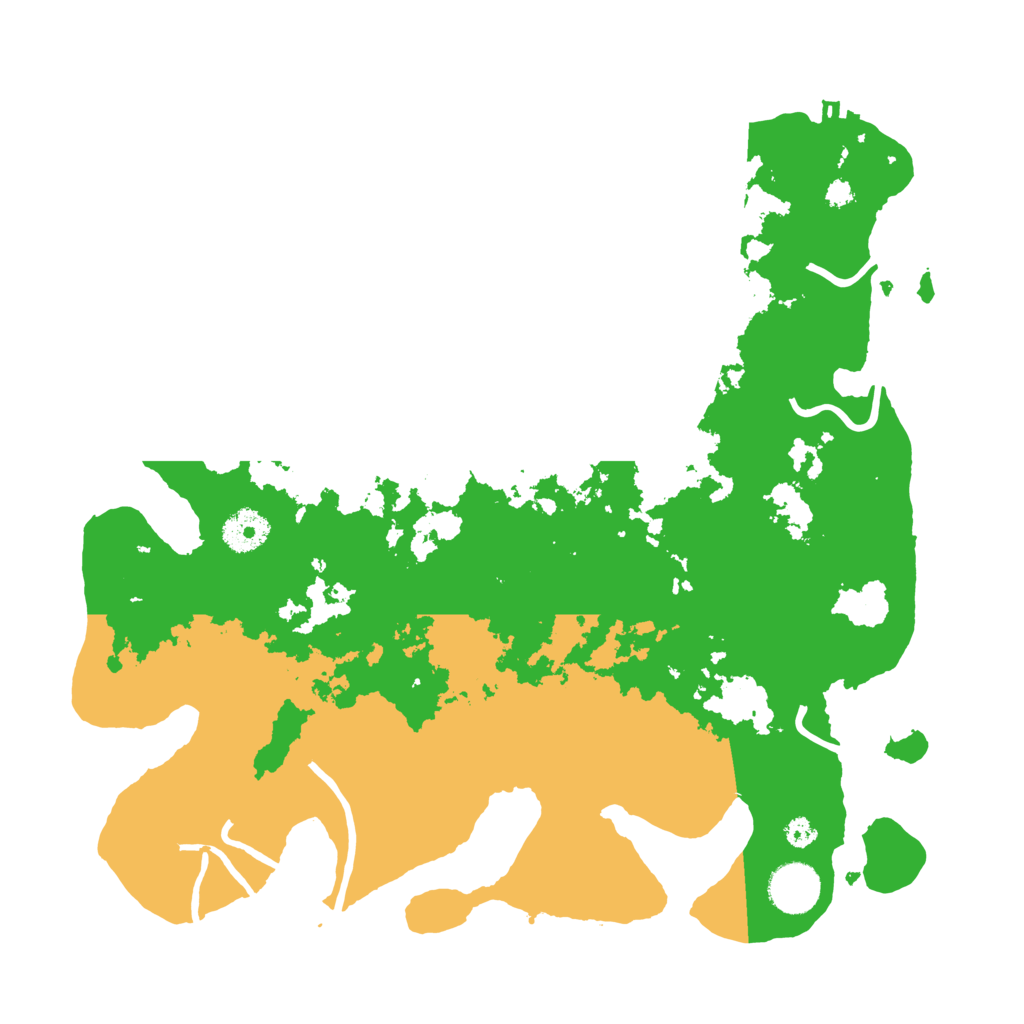 Biome Rust Map: Procedural Map, Size: 3500, Seed: 771116889