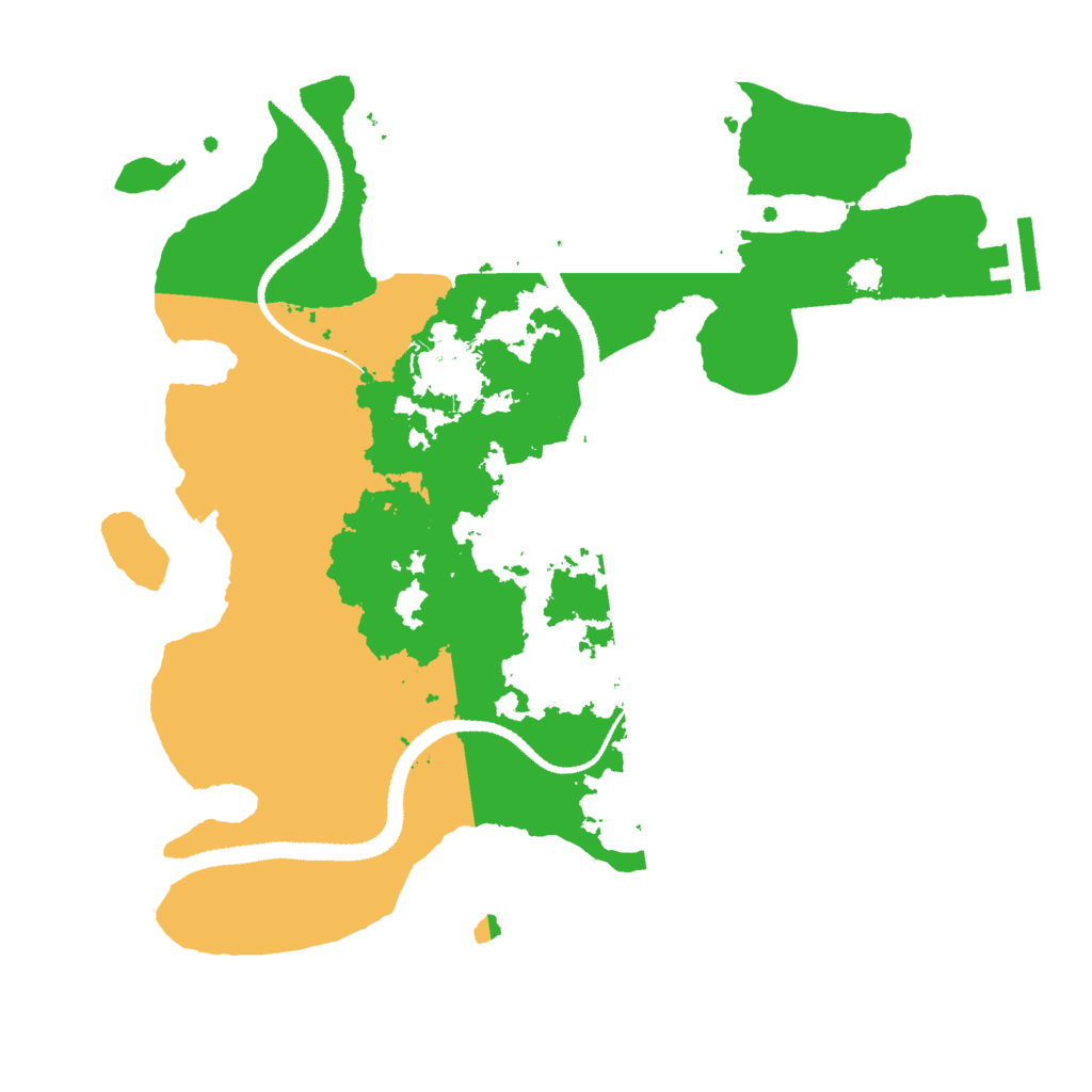 Biome Rust Map: Procedural Map, Size: 3000, Seed: 1768760763