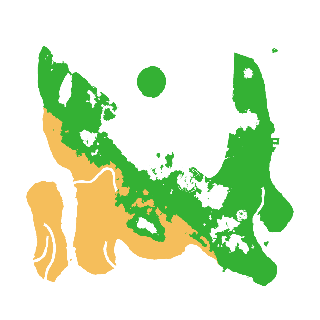 Biome Rust Map: Procedural Map, Size: 3000, Seed: 1291644538