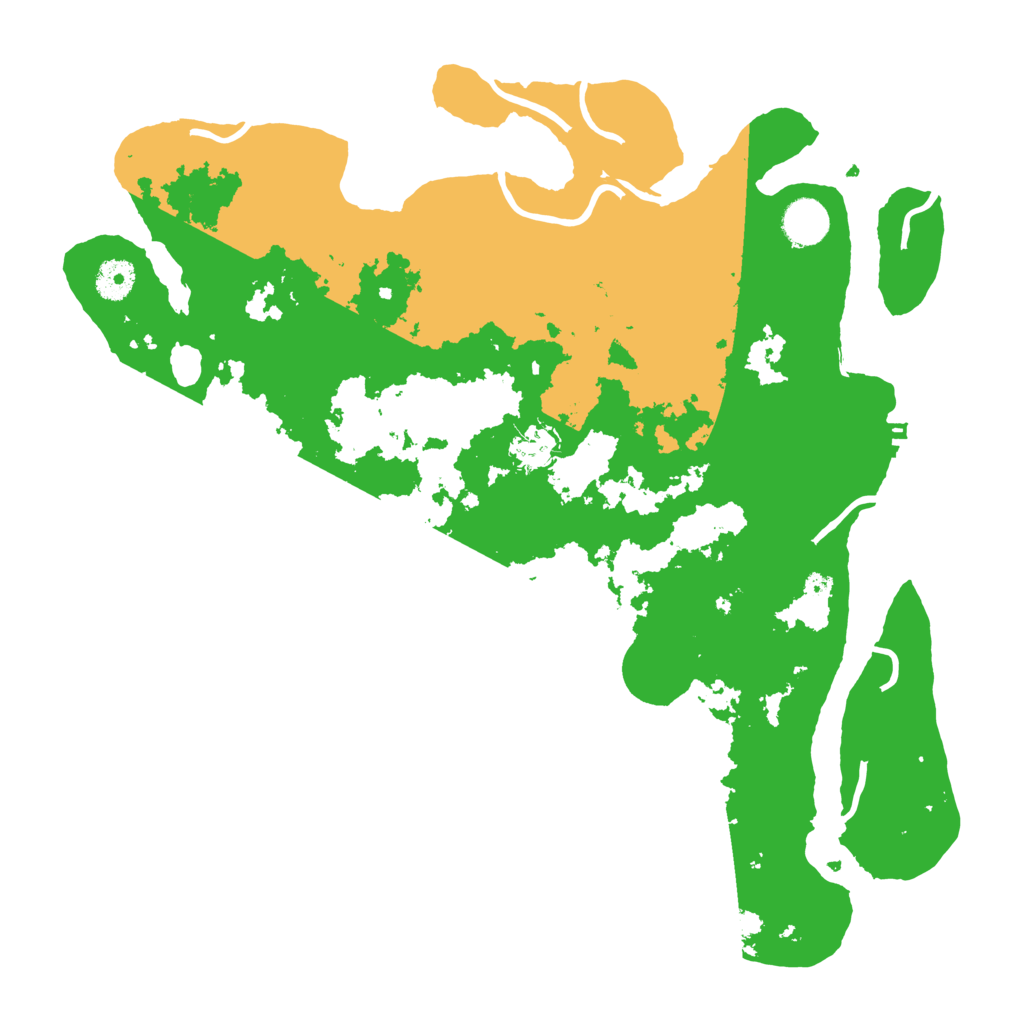 Biome Rust Map: Procedural Map, Size: 3850, Seed: 8127331