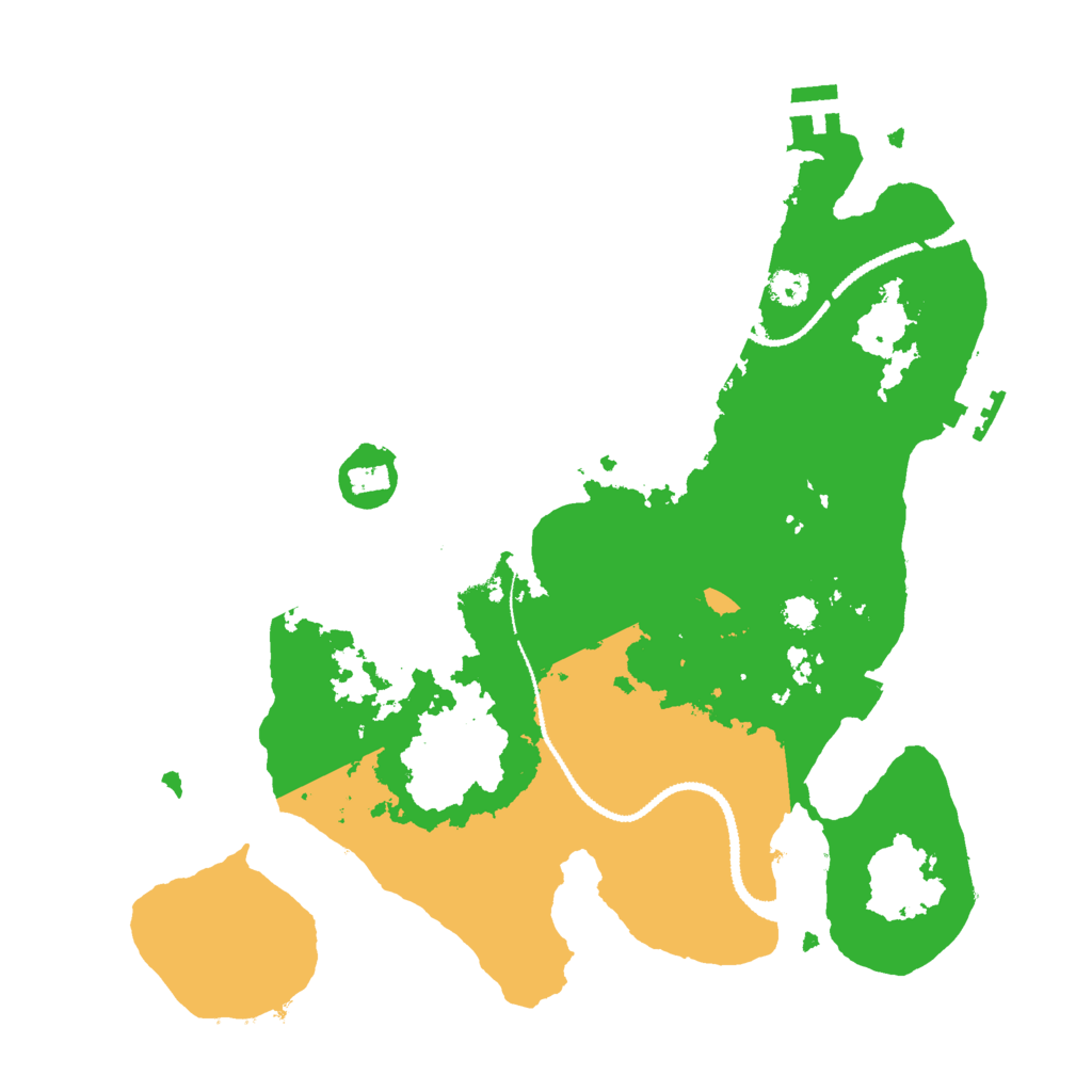 Biome Rust Map: Procedural Map, Size: 3000, Seed: 1386994084
