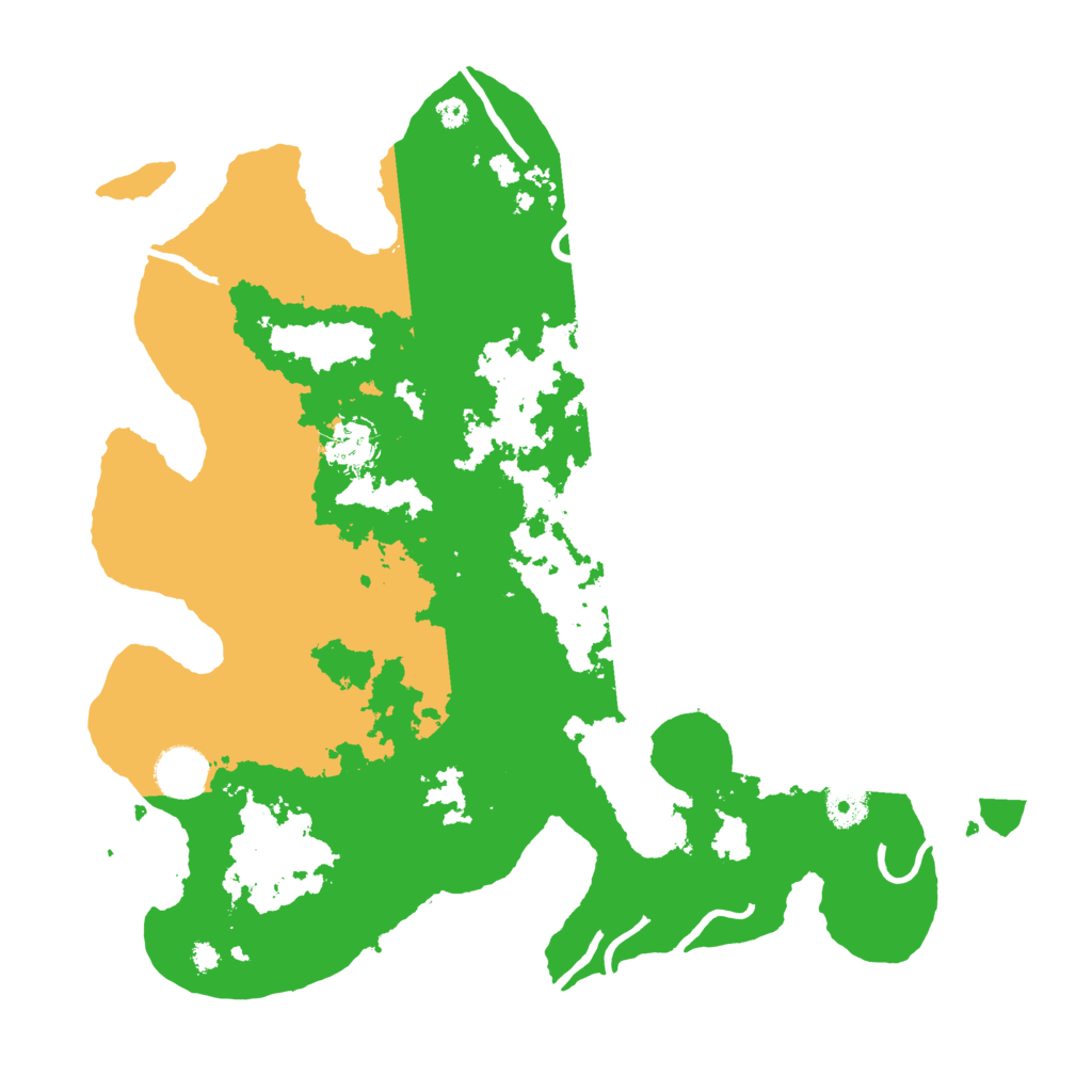 Biome Rust Map: Procedural Map, Size: 3700, Seed: 737468000