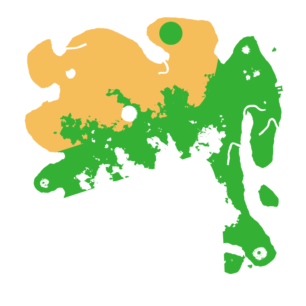 Biome Rust Map: Procedural Map, Size: 3500, Seed: 1875455277