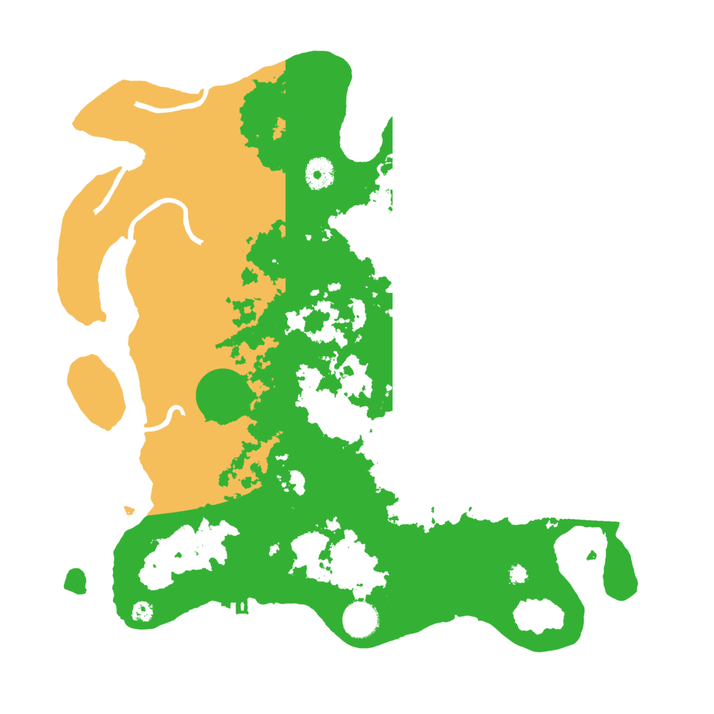 Biome Rust Map: Procedural Map, Size: 3500, Seed: 2244602