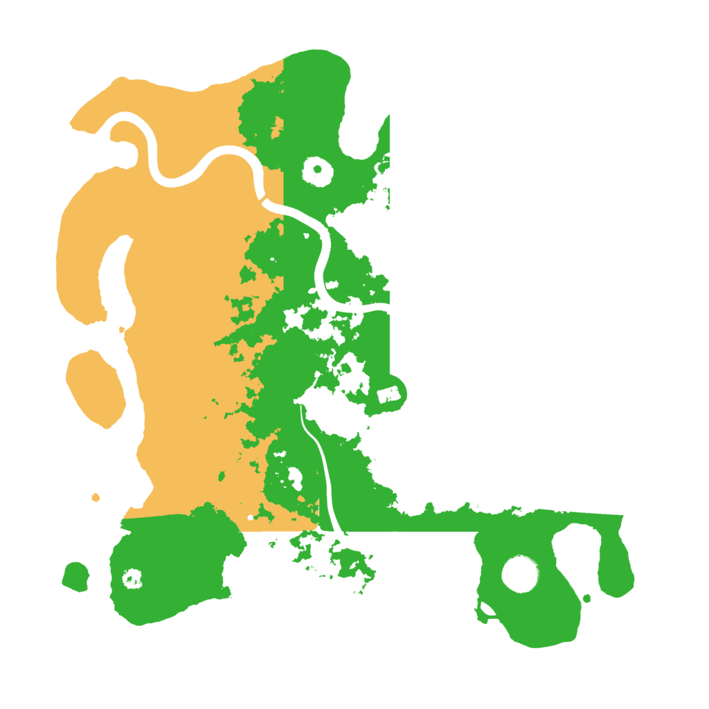Biome Rust Map: Procedural Map, Size: 3500, Seed: 2244602
